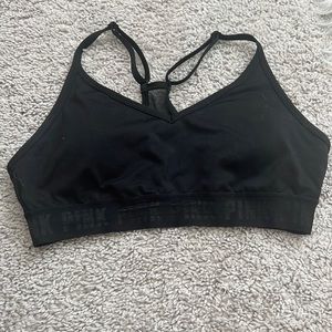 PINK by Victoria’s Secret black light support sports bra